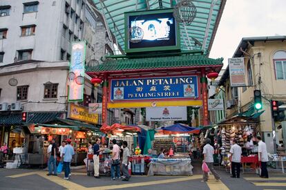 Jalan Petaling street in Kuala Lumpur's Chinatown.