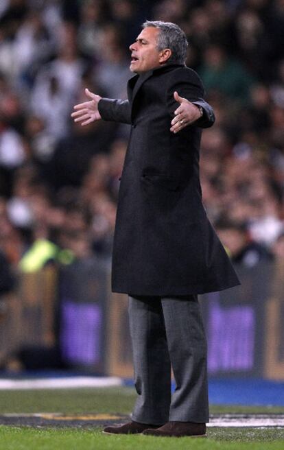 El entrenador del Real Madrid, José Mourinho.