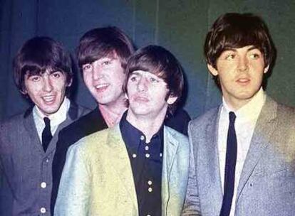 Los Beatles, durante su gira en EE UU en 1964.