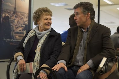 Judi Dench and Steve Coogan in Philomena.