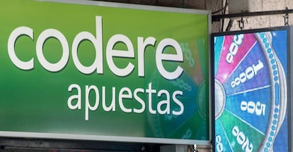 Salón de apuestas de Codere. 