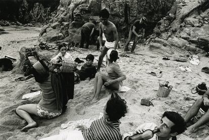 Playa de Tossa de Mar (Girona) en 1965.