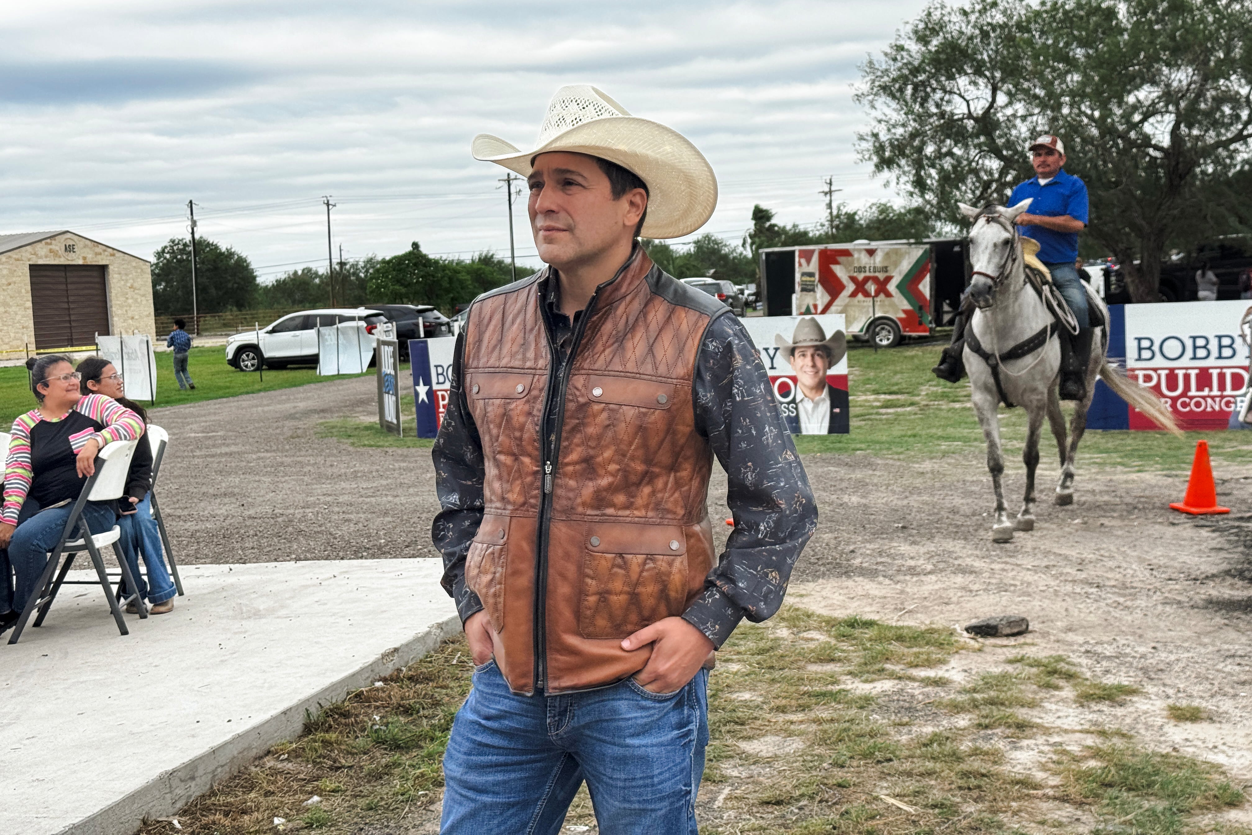 Bobby Pulido en McAllen, el 16 de octubre.