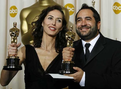 Pilar Revuelta y Eugenio Caballero, premiados por la dirección artística de <i>El laberinto del fauno</i>.