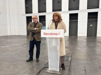 Valls y Bonet en el pabellón 2 del recinto Montjuïc de Fira de Barcelona