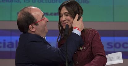Miquel Iceta i Núria Parlon.