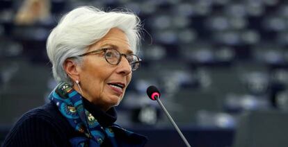 Christine Lagarde, presidenta del BCE.