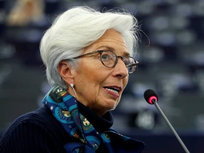 Christine Lagarde, presidenta del BCE.