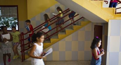 Inicio del curso escolar en el Colegio San Jos&eacute; Obrero de Sevilla.