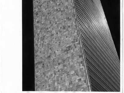 Limpiacristales, Nueva York, EE.UU., 1956.