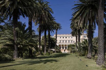 Vista de los jardines de la Villa Les Cedres, en Saint-Jean-Cap-Ferrat (Francia).