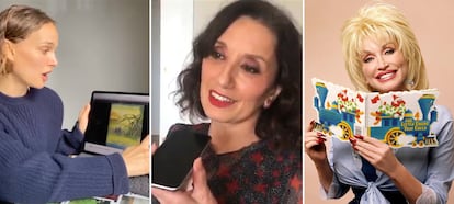 Natalie Portman y otras estrellas leen cuentos, Luz Casal hace llamadas personalizadas y Dolly Parton tiene su propio club de lectura infantil en YouTube.