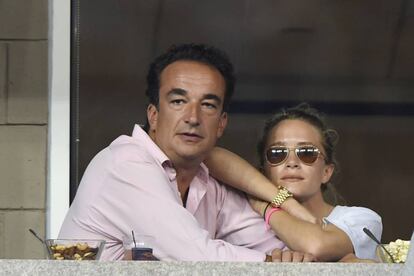 Olivier Sarkozy y Mary Kate Olsen en Nueva York en 2014.