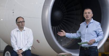 Antonio Gallego y Willie Walsh, en una imagen de archivo.