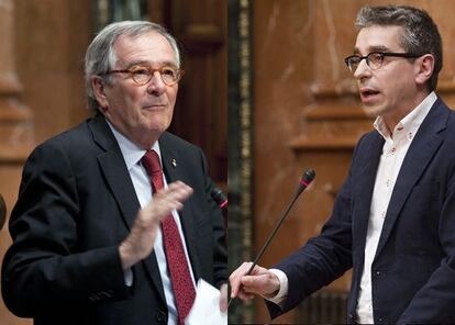 Xavier Trias (CiU) y Jordi Martí (PSC).