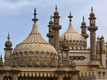  Detalle de el palacio Royal Pavilion, icono de la ciudad de Brighton (Reino Unido).