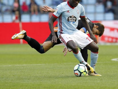 Pione Sisto, durant el partido ante el Alav&eacute;s.