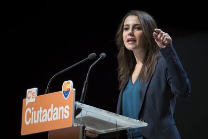 La candidata de C's per al 27-S, Inés Arrimadas.