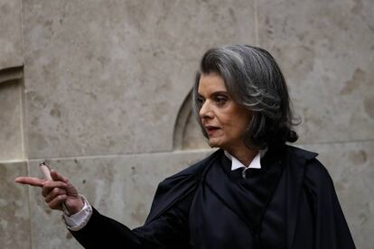 C&aacute;rmen L&uacute;cia Antunes Rocha al asumir la presidencia del Supremo, el pasado septiembre