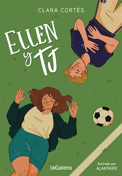 Portada del libro 'Ellen y TJ', de Clara Cortés. EDITORIAL LA GALERA