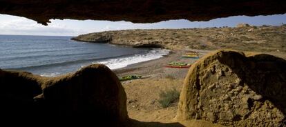 Una playa en la Marina de Cope, Murcia.