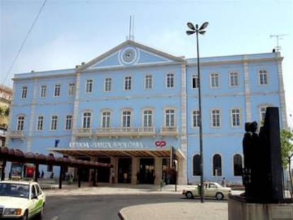 La estación lisboeta de Santa Apolónia.