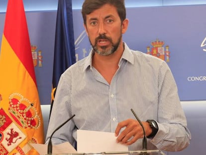 El diputado de Podemos Antón Gómez-Reino.