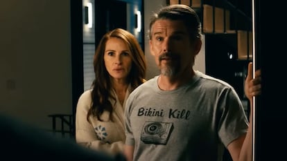 Julia Roberts and Ethan Hawke in 'Leave the World Behind.'