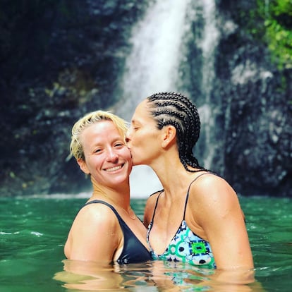 Megan Rapinoe y Sue Bird en una imagen de Instagram