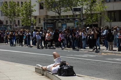Diez horas en el centro del apagón