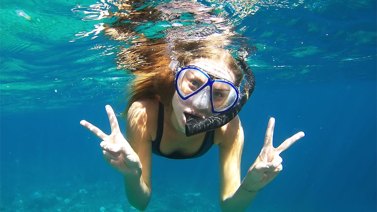 Estas gafas de buceo con tubo para hacer snorkel son perfectas para no perderte ni un pez este verano