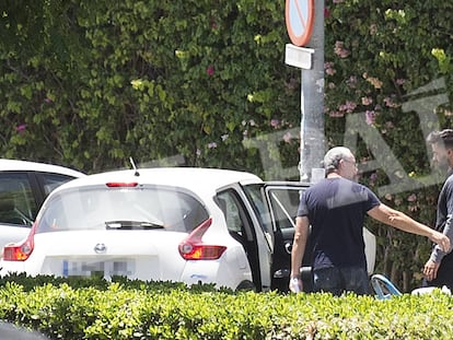 Momento de la detención de Antonio Manuel Guerrero Escudero.