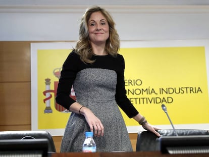 La secretaria de Estado del Tesoro, Emma Navarro, el pasado mes de enero
