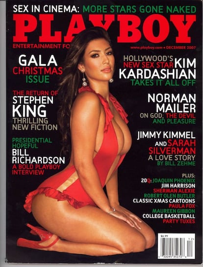 Kim Kardashian, en portada de 'Playboy', en 2007.
