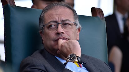 Gustavo Petro, durante un evento militar en Bogotá, Colombia, el 31 de mayo de 2024.