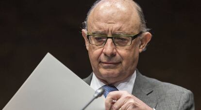 El ministro de Hacienda en funciones, Crist&oacute;bal Montoro.