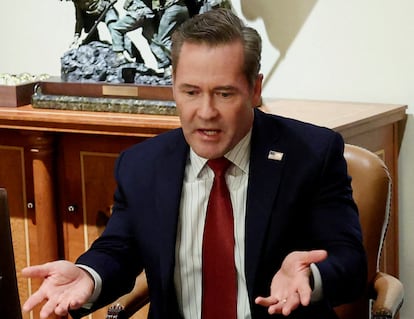 El consejero de Seguridad Nacional de la Casa Blanca, Mike Waltz