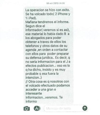 Bárcenas WhatsApp