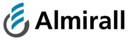 Logotipo de Almirall.