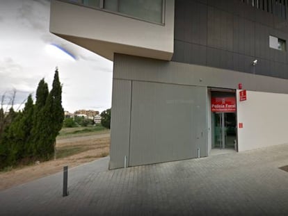 Fachada de la comisaría de la Policía Foral de Tudela.