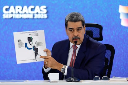 Nicolás Maduro, en Caracas el 15 de septiembre.