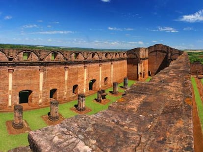 Panorámica de la misión de Tabarangüé, una de las mejor conservadas.