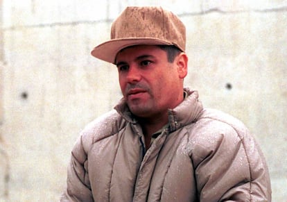 El Chapo, antes de su fuga de Puente Grande en 2001. 