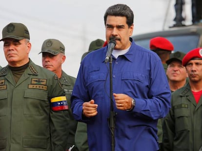 Nicolás Maduro in Aragua (Venezuela).