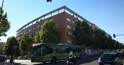Edificio de viviendas de alquiler en Móstoles.
