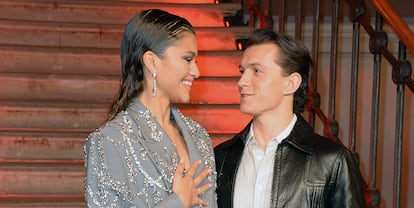 Zendaya y Tom Holland.