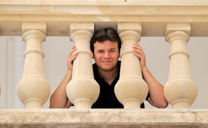 Pablo Jarillo-Herrero, en la Nau de la Universitat de Val&egrave;ncia.