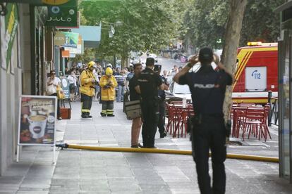 Polic&iacute;as nacionales, en una imagen de archivo.