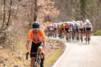 Ciclista de Euskaltel, Víctor de la Parte