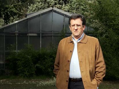 Gregorio Montero, en la finca del Instituto Nacional de Investigaciones Agrarias.